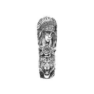 Full Sleeve Indian Rose Tiger TH-GZQB-062