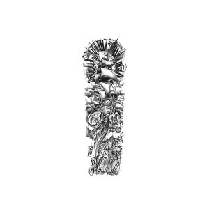 Full Sleeve Sailing Feather Clock TH-GZQB-064