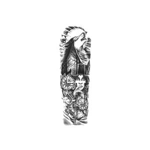 Full Sleeve Wolf Deer Woman TH-GZQB-065