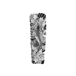 Full Sleeve Carp Chrysanthemum TH-GZQB-074