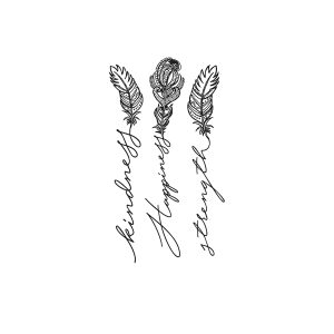 English Phrase Feather TH-GZS-017