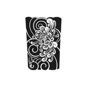 Japanese Style Wavy Chrysanthemum