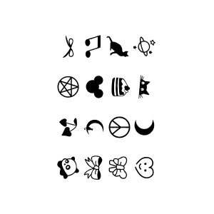 Love Kitten Bow Tie Moon