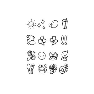 Moon Coffee Cup Straw Star