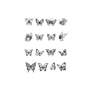16 Kinds Of Butterflies YY-H-4