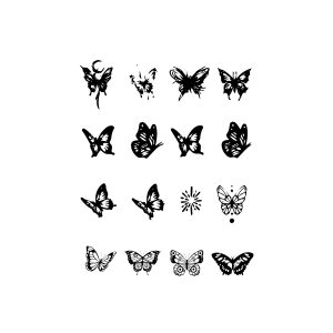 16 Kinds Of Butterflies YY-H-8